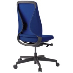 CMC 事務イス シルエット CC-210 BL ブルー[組立品]