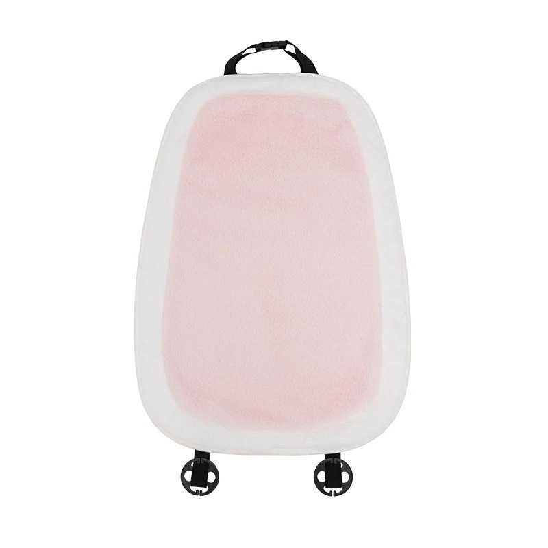 スモールウエストカーシートクッション冬ハイエンドぬいぐるみ暖かいカーシートクッションインターネットセレブロングヘアカーシートクッション