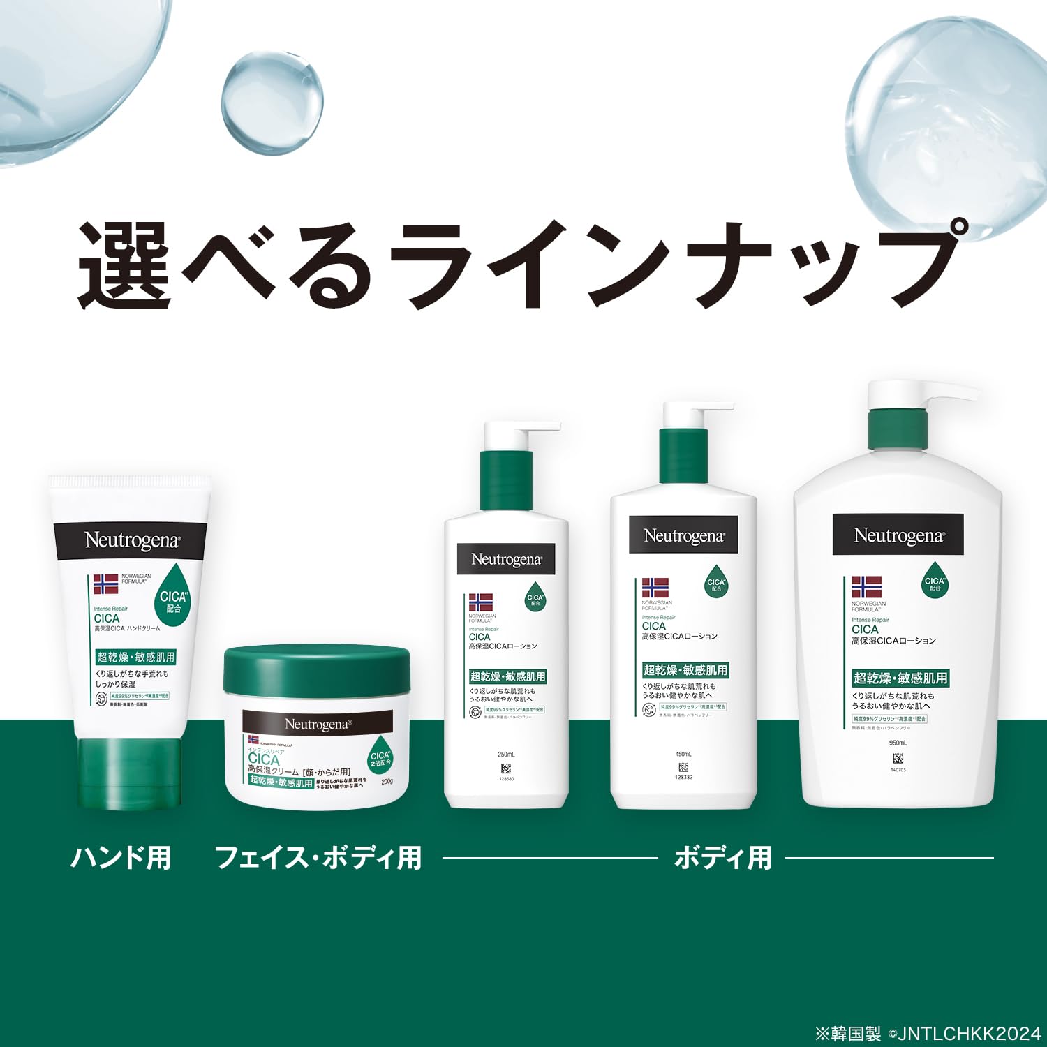 Neutrogena(ニュートロジーナ) ノルウェーフォーミュラ インテンスリペア CICA エマルジョン ボディローション 【大容量】950ｍl シカクリーム 保湿 超乾燥/敏感肌 肌荒れ 低刺激性