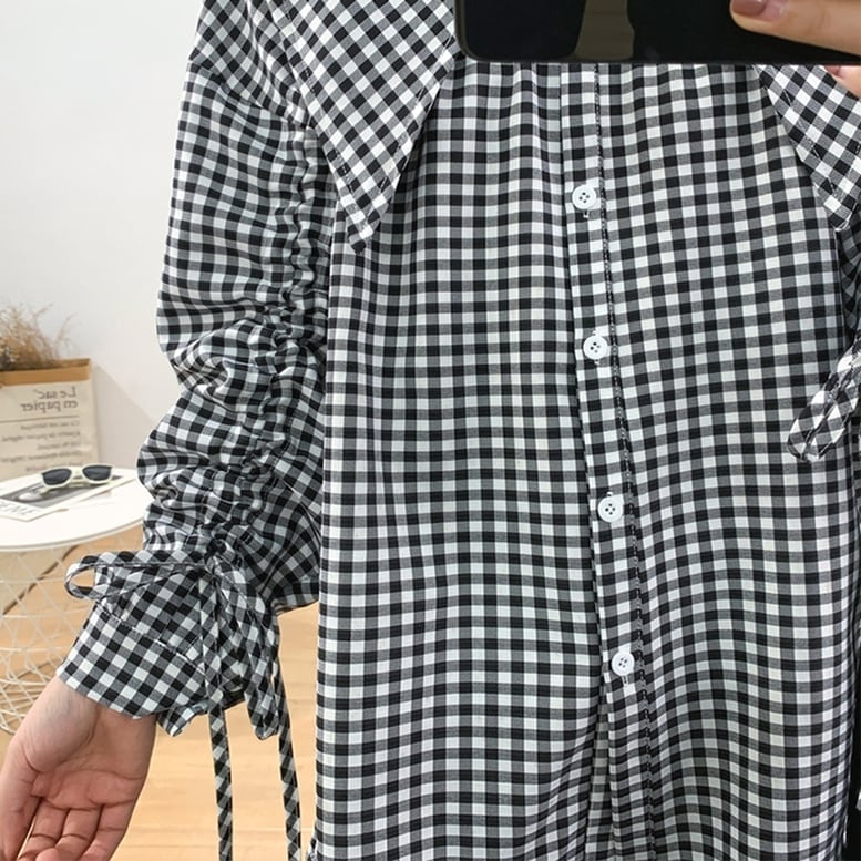 2color ビッグカラーブラウス デザインブラウス ビッグカラーシャツ セーラー襟 2color ビッグカラーブラウス デザインブラウス ビッグカラーシャツ セーラー襟