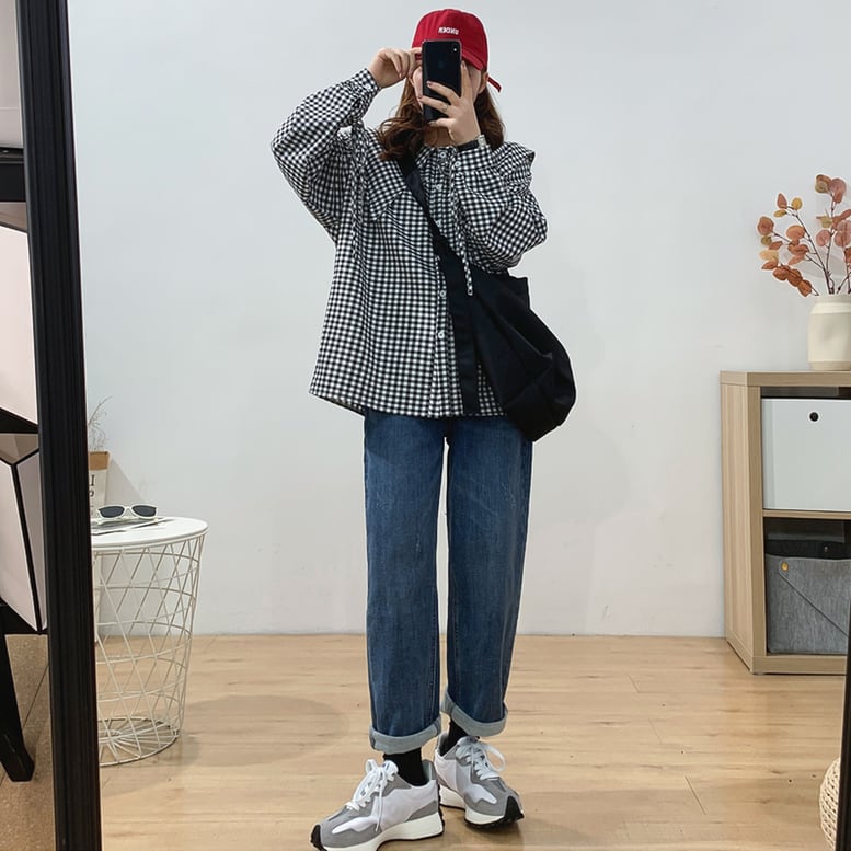 2color ビッグカラーブラウス デザインブラウス ビッグカラーシャツ セーラー襟 2color ビッグカラーブラウス デザインブラウス ビッグカラーシャツ セーラー襟