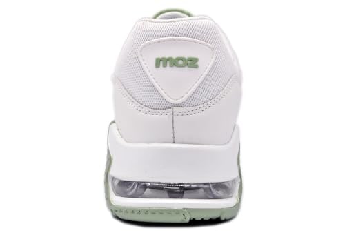 [モズ] 撥水 スニーカー エアークッションソール レースアップ レディース 運動靴 スポーツ 通気性 22.5cm～25cm 対応 9502491 ミント 23.5 cm 3E