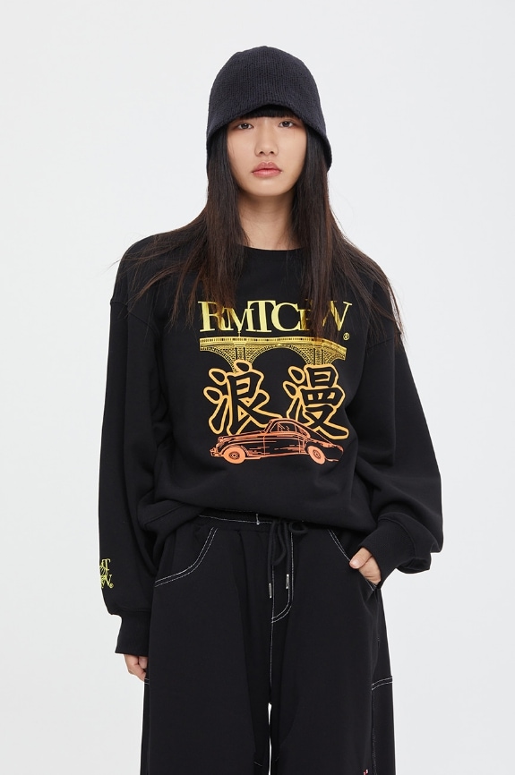 ROMANTIC CROWN】ROMANCE CADILLAC SWEAT SHIRT トレーナー