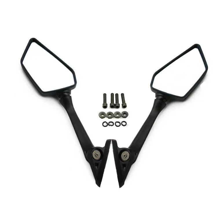 保護フィルム付きバックミラー 1ペア ヤマハR25 r15 nmax155 xmax300用 White mirror