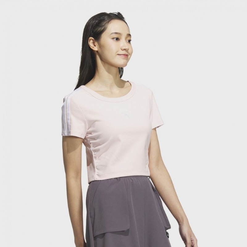 アディダスダンスリップベビーTシャツ-サンディピンク/JY7650 アディダスダンスリップベビーTシャツ-サンディピンク/JY7650