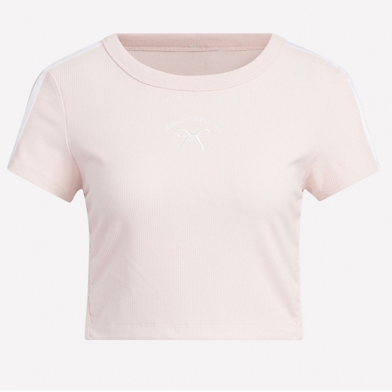 アディダスダンスリップベビーTシャツ-サンディピンク/JY7650 アディダスダンスリップベビーTシャツ-サンディピンク/JY7650