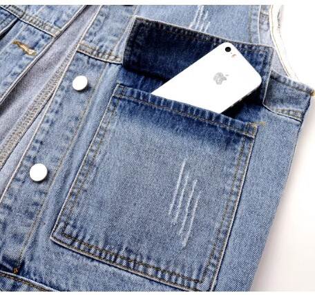 ベスト アウター デニムベスト ジャケット レディース 袖なし ポロ襟 無地 切り替えデザイン 春 秋 レギュラー丈 チョッキ 前開き シングルブレスト ノースリーブ かわいい きれいめ ワイルド 大