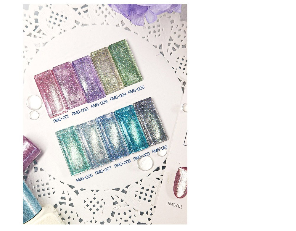 [JEL AND GEL ] 【그별 STAR OF SHADOW】 10色セット/ 反射グリッター マグネット