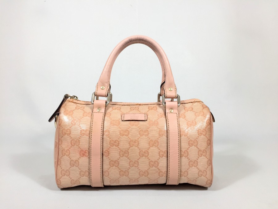 ハンドバッグ GG PVCレザー ピンク 中古品