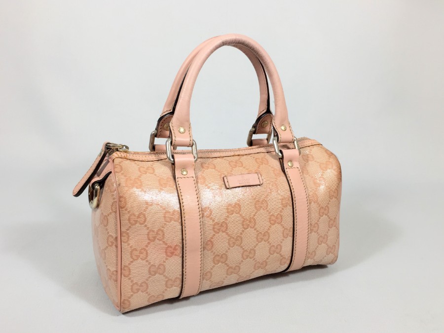 ハンドバッグ GG PVCレザー ピンク 中古品