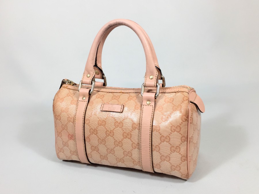 ハンドバッグ GG PVCレザー ピンク 中古品