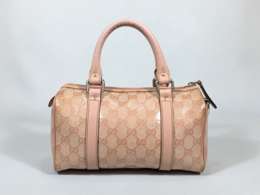 ハンドバッグ GG PVCレザー ピンク 中古品