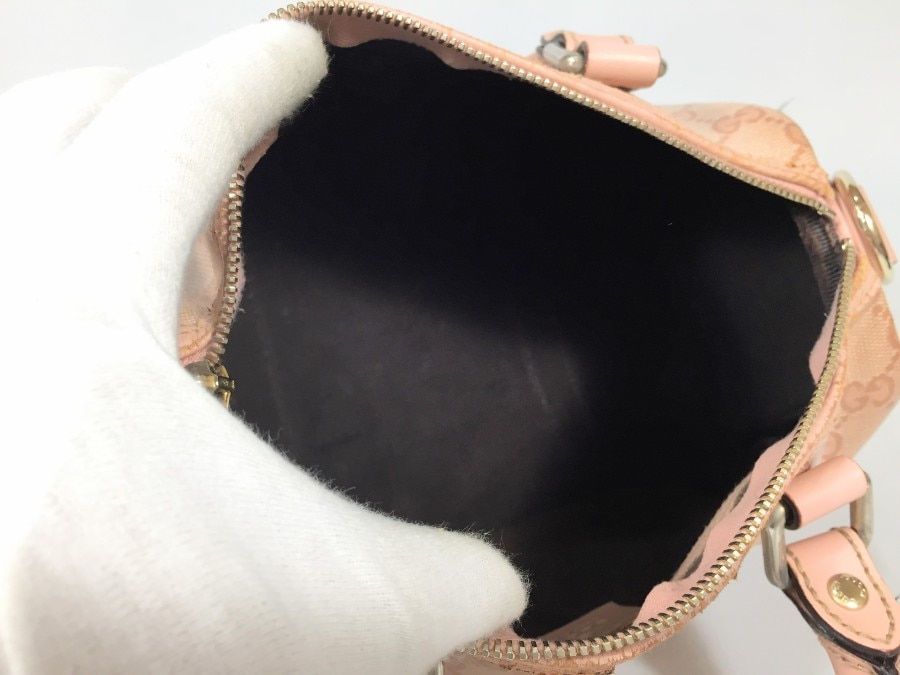 ハンドバッグ GG PVCレザー ピンク 中古品