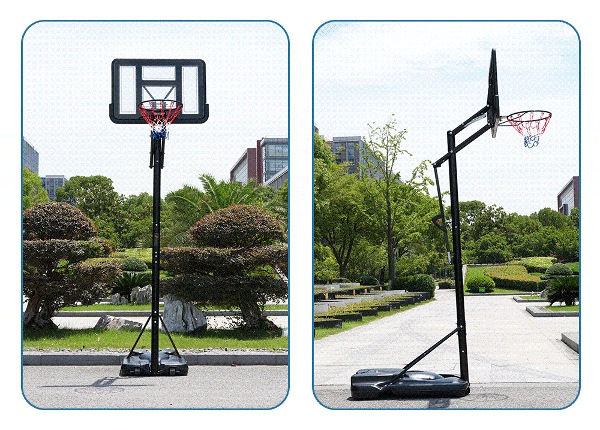 Lengthバスケットゴール 230～305cm 高さ6段調節 ミニバス対応 ゴール バスケ