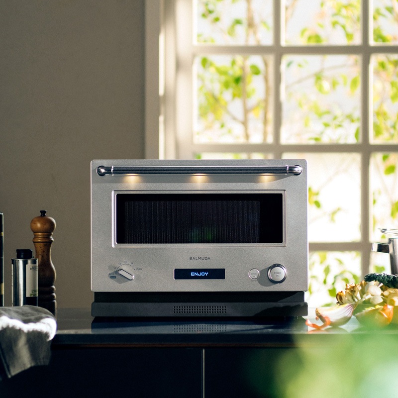 バルミューダ BALMUDA The Range ステンレス オーブンレンジ 20L K09A-SU バルミューダ BALMUDA The Range ステンレス オーブンレンジ 20L K09A-SU