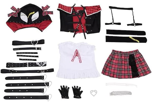 Qoo10] 沙花叉クロヱ バーチャル 戦闘服 メイド