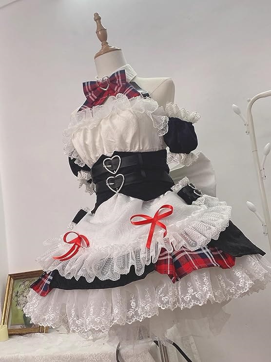 Qoo10] 沙花叉クロヱ バーチャル 戦闘服 メイド