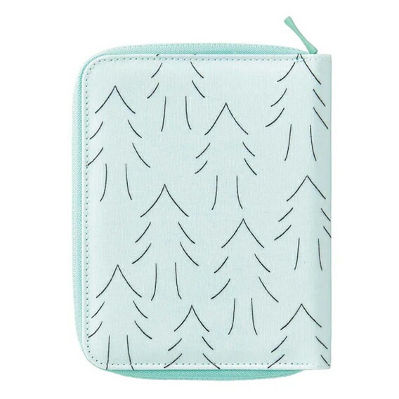 （まとめ買い）HITOTOKI NOTE 手帳のように使えるノート パスポートサイズ ラウンドジップタイプ フォレスト HN-PF02 [x3] pattayablatt.com