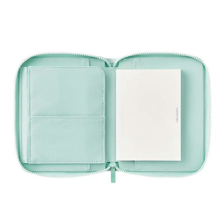 （まとめ買い）HITOTOKI NOTE 手帳のように使えるノート パスポートサイズ ラウンドジップタイプ フォレスト HN-PF02 [x3] pattayablatt.com