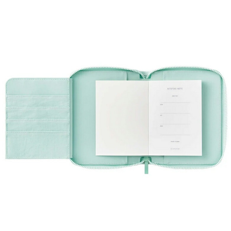 （まとめ買い）HITOTOKI NOTE 手帳のように使えるノート パスポートサイズ ラウンドジップタイプ フォレスト HN-PF02 [x3] pattayablatt.com