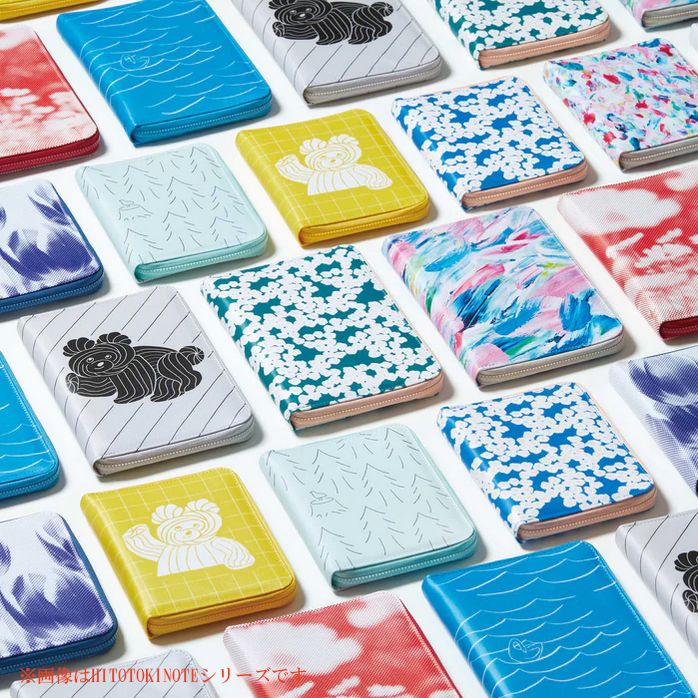 （まとめ買い）HITOTOKI NOTE 手帳のように使えるノート パスポートサイズ ラウンドジップタイプ フォレスト HN-PF02 [x3] pattayablatt.com