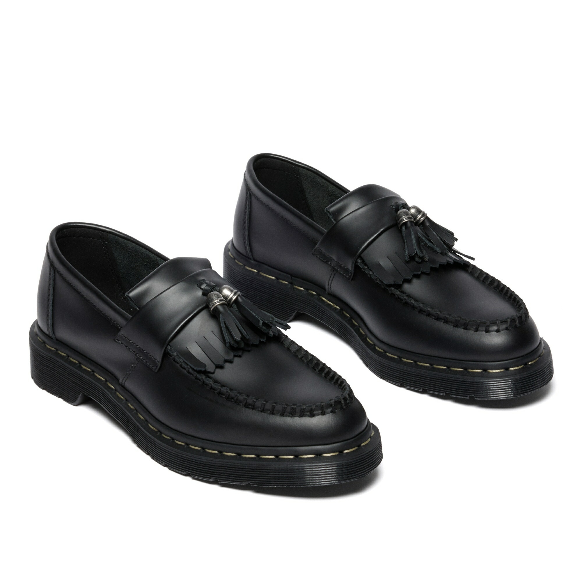 Qoo10] Dr.Martens 【公式】ADRIAN グレーステッチ ハ