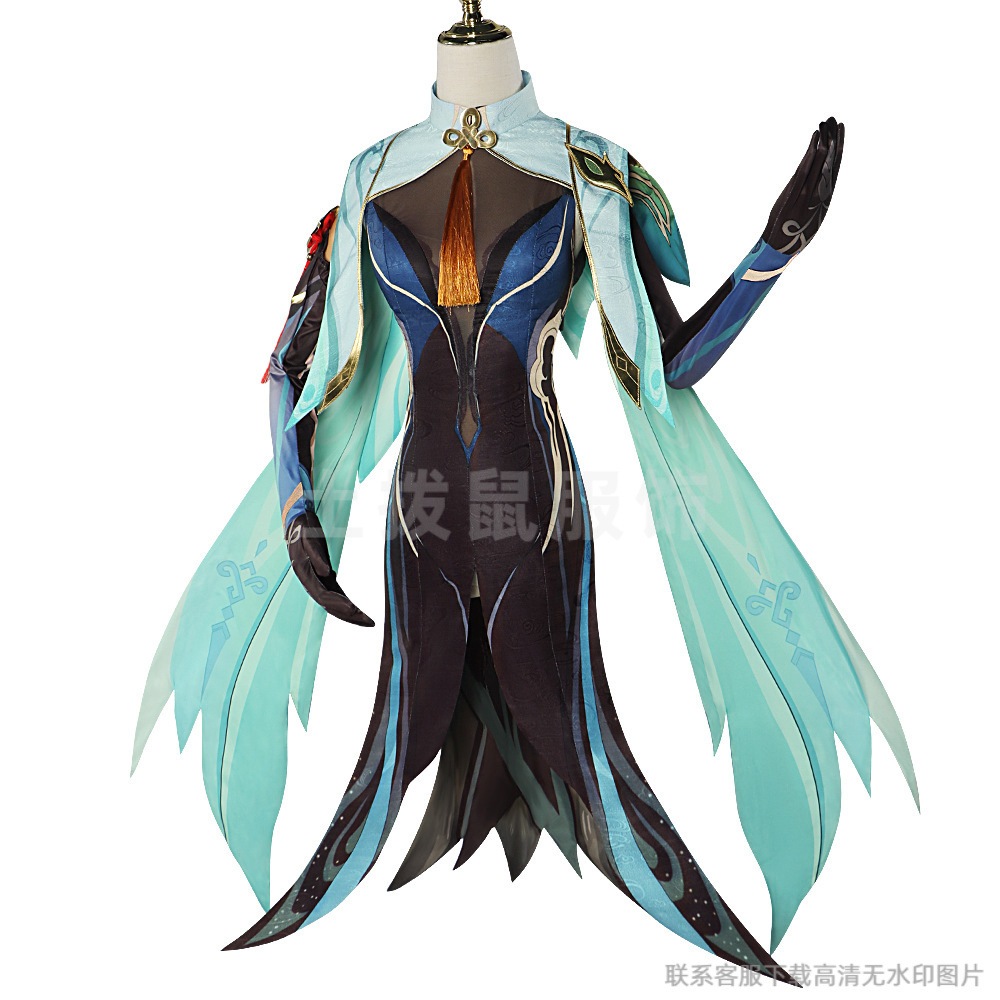 グラウンドホッグgenshinインパクトxianyun Cosスーツyun風を借用女性 グラウンドホッグgenshinインパクトxianyun Cosスーツyun風を借用女性