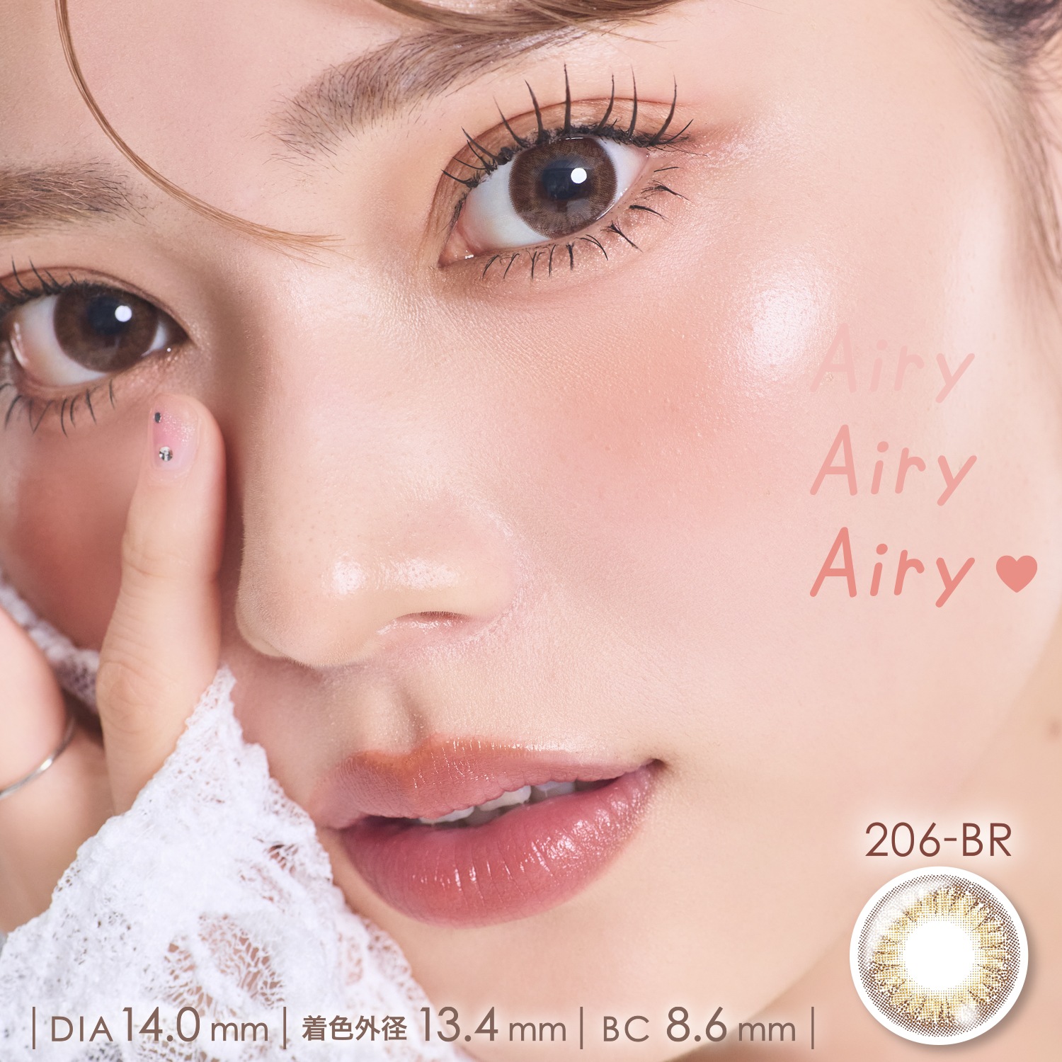 [ 新発売 ] 3箱 アンジョルノ 2week ( 1箱6枚入 ) 2週間 2ウィーク UV＆モイスト 送料無料 カラコン 水光レンズ 透明感 細フチ