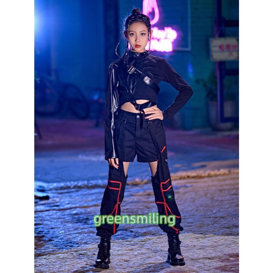 新しい子供用ダンスウェア ダンス衣装 キッズ 3点セット セットアップ ヘソ出し レザー袖 ズボン パンツ ヒップホップ 袖丈 黒 女の子 チアガール 子供服 派手 ストリート ジャズ 演出服 2枚購 新しい子供用ダンスウェア ダンス衣装 キッズ 3点セット セットアップ ヘソ出し レザー袖 ズボン パンツ ヒップホップ 袖丈 黒 女の子 チアガール 子供服 派手 ストリート ジャズ 演出服 2枚購