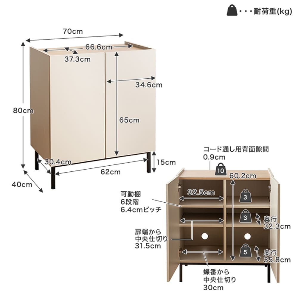 バイカラーキャビネット 幅70cmタイプ キャビネット リビング収納 おしゃれ収納家具 木目キャビネット フラットデザイン家具 バイカラーキャビネット 幅70cmタイプ キャビネット リビング収納 おしゃれ収納家具 木目キャビネット フラットデザイン家具