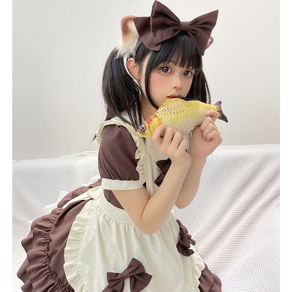 Qoo10] メイド服 6点セット クラシック 定番