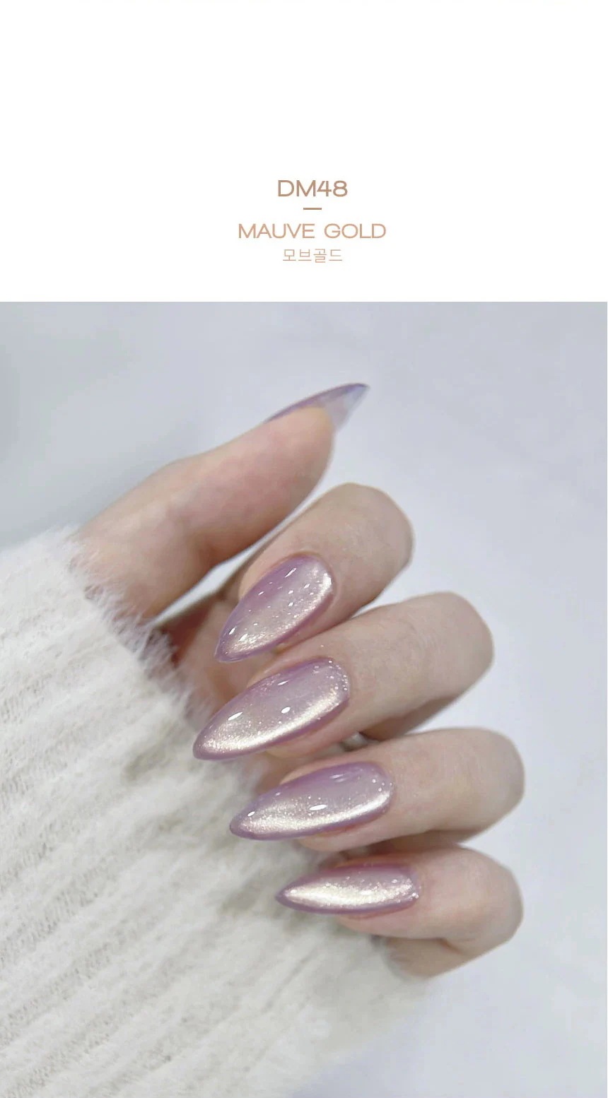 [DVOK] 【CHILLING】 [10色 1+1 ] / スパークリングゴールド / シャンパンゴールドマグネットネイルコレクション