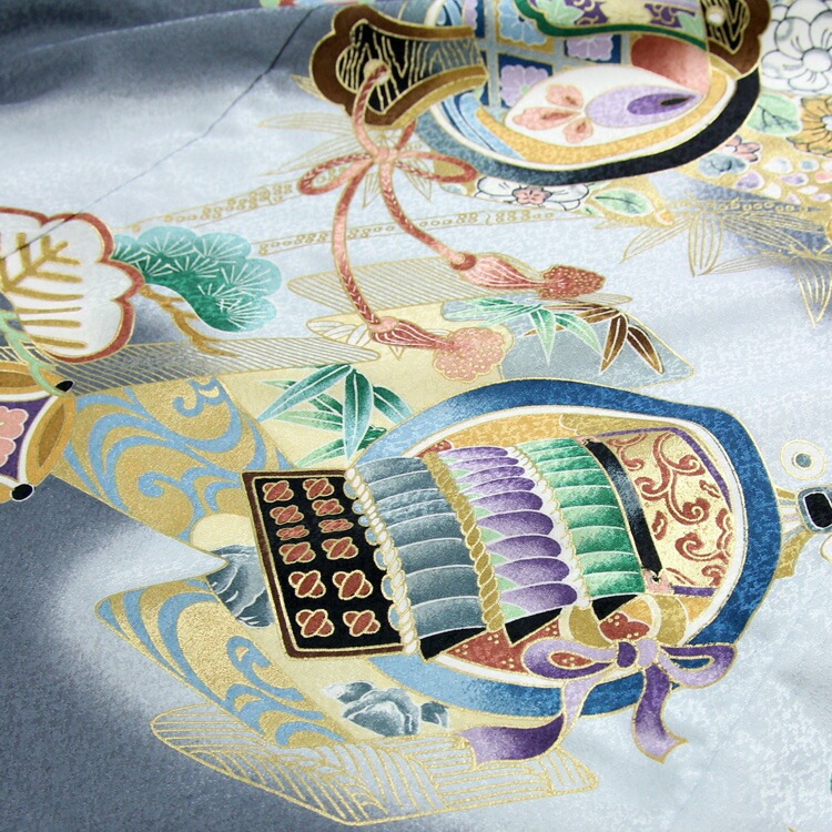 レンタル お宮参り 男の子 着物 レンタル グレー地に鷹と小槌籠手矢太鼓蔵お宮参り レンタル 衣装 男児 祝着 初着 産着 レンタル衣装 レンタル お宮参り 男の子 着物 レンタル グレー地に鷹と小槌籠手矢太鼓蔵お宮参り レンタル 衣装 男児 祝着 初着 産着 レンタル衣装