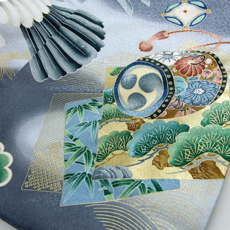 レンタル お宮参り 男の子 着物 レンタル グレー地に鷹と小槌籠手矢太鼓蔵お宮参り レンタル 衣装 男児 祝着 初着 産着 レンタル衣装 レンタル お宮参り 男の子 着物 レンタル グレー地に鷹と小槌籠手矢太鼓蔵お宮参り レンタル 衣装 男児 祝着 初着 産着 レンタル衣装