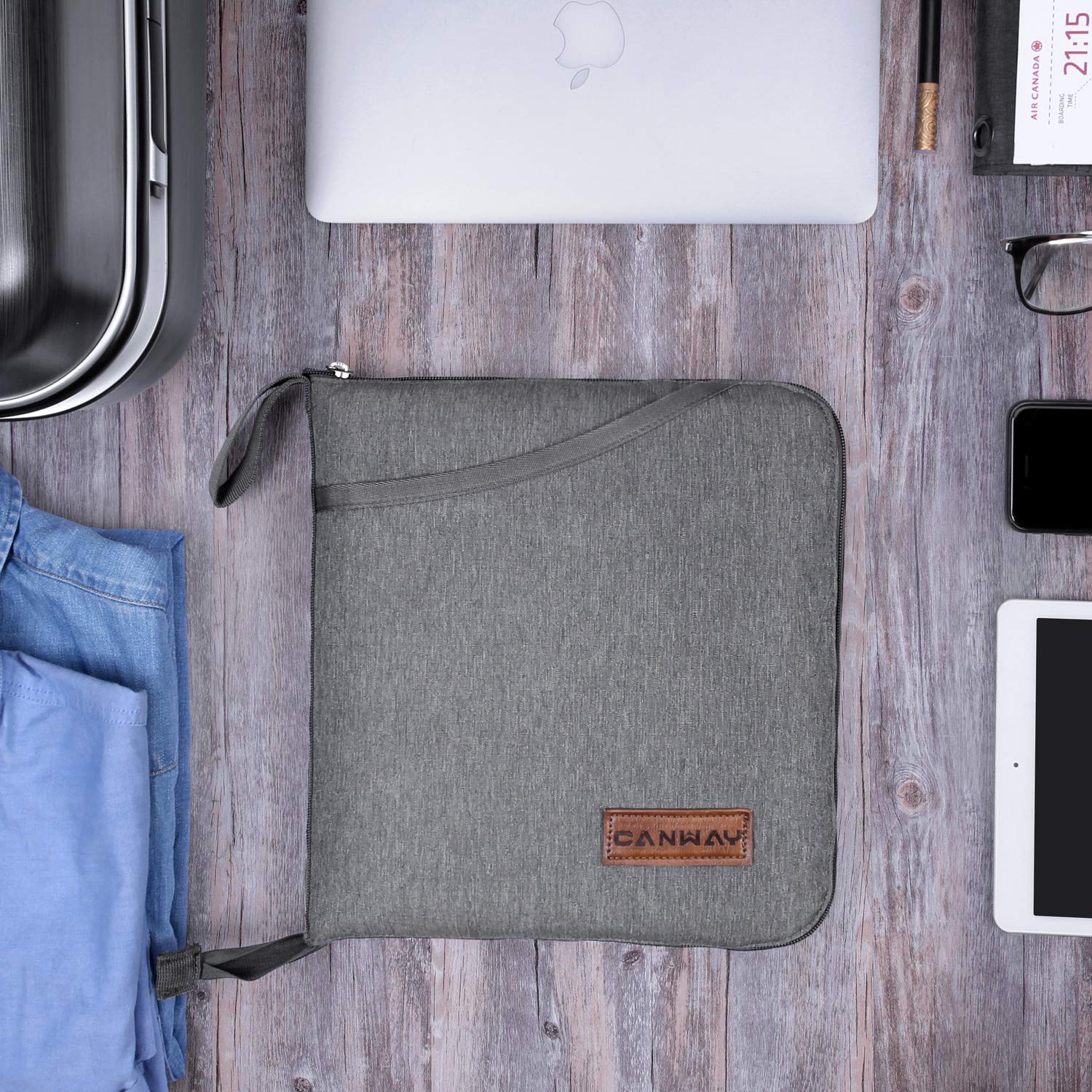 CANWAYボストンバッグ 折りたたみスポーツバッグ スーツケース固定 大容量 靴収納旅行バッグ 軽量 (115L, グレー)