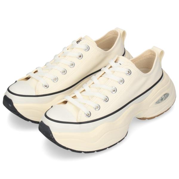 コンバース レディース スニーカー ローカット 厚底 レースアップ オールスター サージトレーナー OX CONVERSE ALL STAR 31312411 31312412 オフホワ