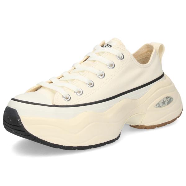 コンバース レディース スニーカー ローカット 厚底 レースアップ オールスター サージトレーナー OX CONVERSE ALL STAR 31312411 31312412 オフホワ