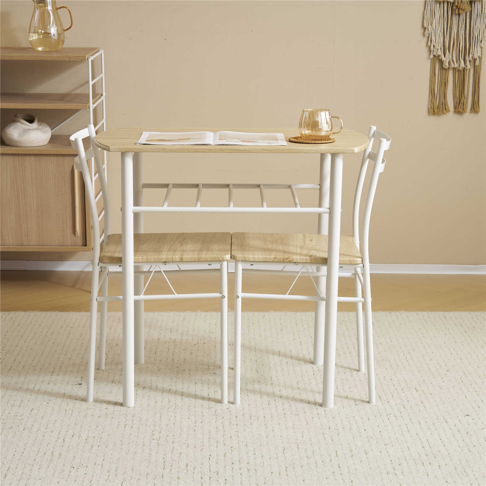 【日本国内出荷-3日で配達】ダイニングセット 2人用 3点セット 食卓 テーブル 収納付き おしゃれ コンパクトサイズ リビングテーブル カップルテーブル 木目調 おしゃれ 北欧 DJYC171 【日本国内出荷-3日で配達】ダイニングセット 2人用 3点セット 食卓 テーブル 収納付き おしゃれ コンパクトサイズ リビングテーブル カップルテーブル 木目調 おしゃれ 北欧 DJYC171