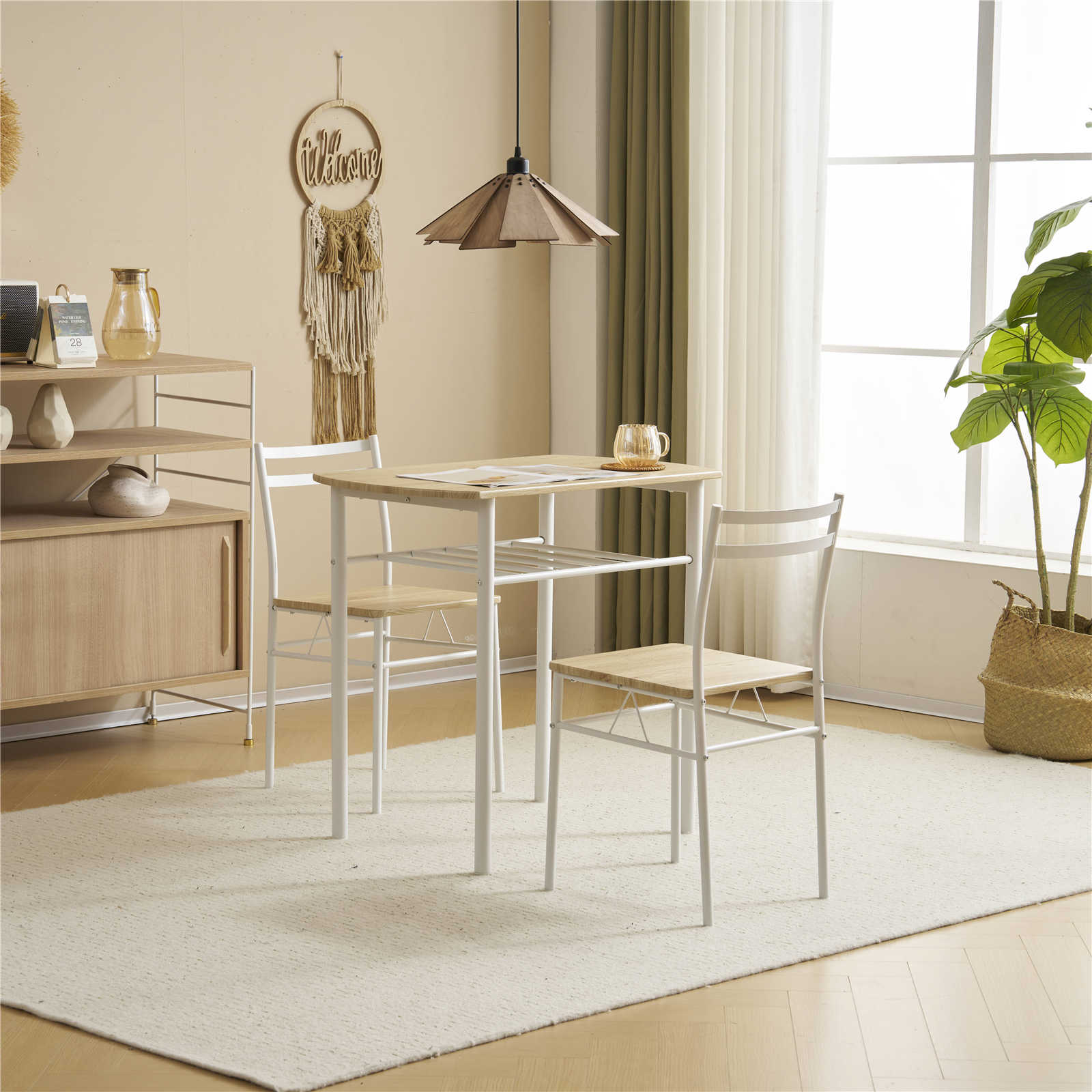 【日本国内出荷-3日で配達】ダイニングセット 2人用 3点セット 食卓 テーブル 収納付き おしゃれ コンパクトサイズ リビングテーブル カップルテーブル 木目調 おしゃれ 北欧 DJYC171 【日本国内出荷-3日で配達】ダイニングセット 2人用 3点セット 食卓 テーブル 収納付き おしゃれ コンパクトサイズ リビングテーブル カップルテーブル 木目調 おしゃれ 北欧 DJYC171