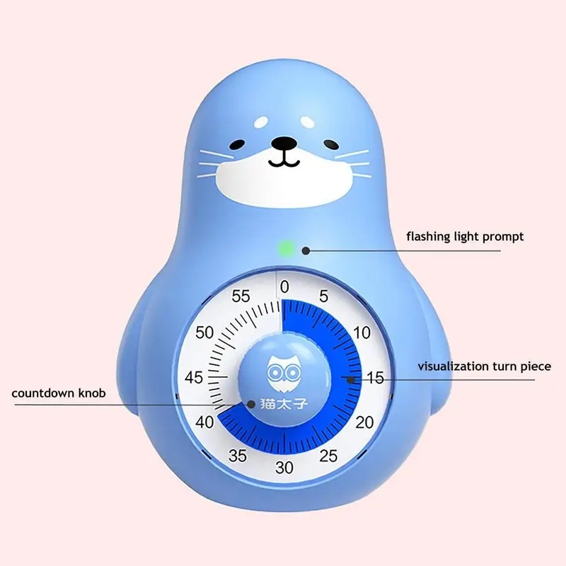 60分の視覚的タイマーUSB充電式生産性学校学習キッチンタスクのためのスムーズな時間管理ツール mdprevattcaulkingandwaterproofing.com