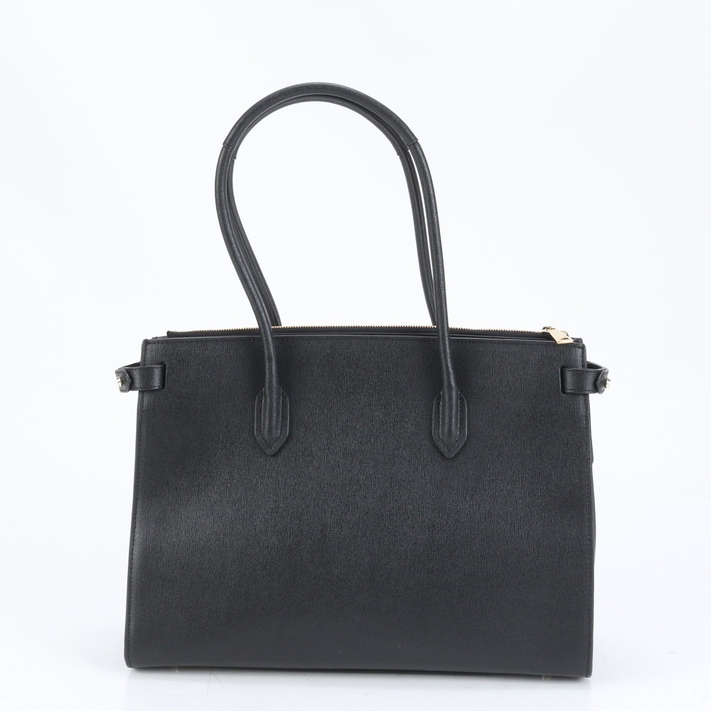 美品 PIN ピン レザー トート バッグ 肩掛け ショルダー ハンド 婦人 A4 レディース RUE CQ17-7 中古