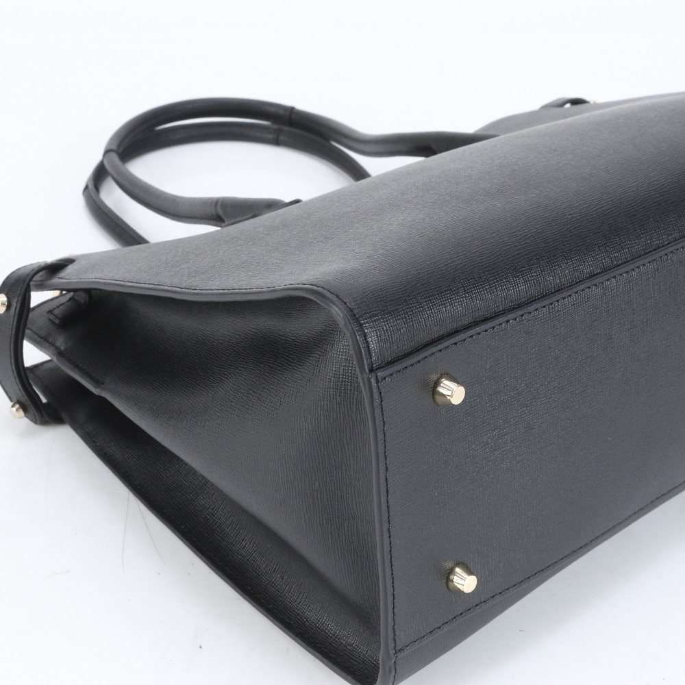 美品 PIN ピン レザー トート バッグ 肩掛け ショルダー ハンド 婦人 A4 レディース RUE CQ17-7 中古