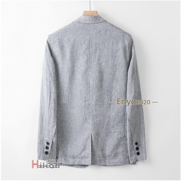 秋の新作 3日以内に発行 テーラードジャケット メンズ 長袖 夏 リネンジャケット ブレザー サマージャケット 麻100% ビジネス フォーマル 父の日 今日限りで