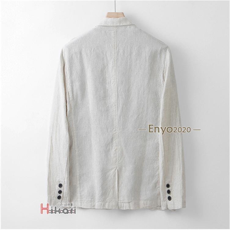 秋の新作 3日以内に発行 テーラードジャケット メンズ 長袖 夏 リネンジャケット ブレザー サマージャケット 麻100% ビジネス フォーマル 父の日 今日限りで