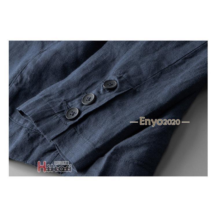 秋の新作 3日以内に発行 テーラードジャケット メンズ 長袖 夏 リネンジャケット ブレザー サマージャケット 麻100% ビジネス フォーマル 父の日 今日限りで