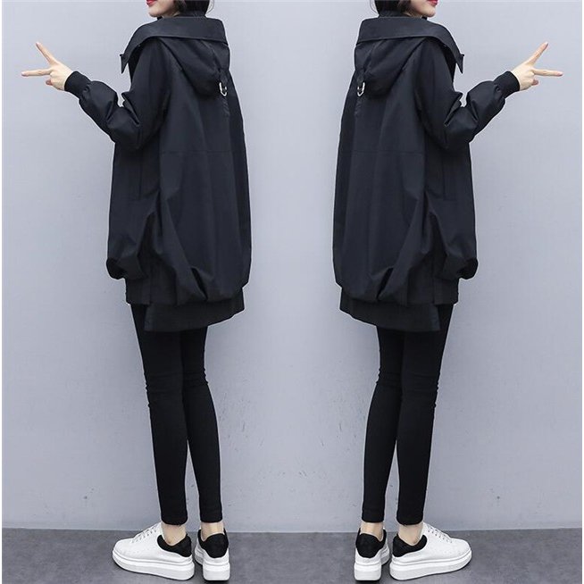 Hot!!!トレンチコート レディース スプリングコート 落ち感 フード付き ロングコート 春 コート カジュア Hot!!!トレンチコート レディース スプリングコート 落ち感 フード付き ロングコート 春 コート カジュア