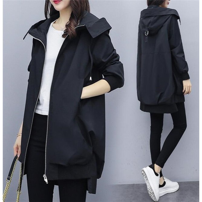 Hot!!!トレンチコート レディース スプリングコート 落ち感 フード付き ロングコート 春 コート カジュア Hot!!!トレンチコート レディース スプリングコート 落ち感 フード付き ロングコート 春 コート カジュア