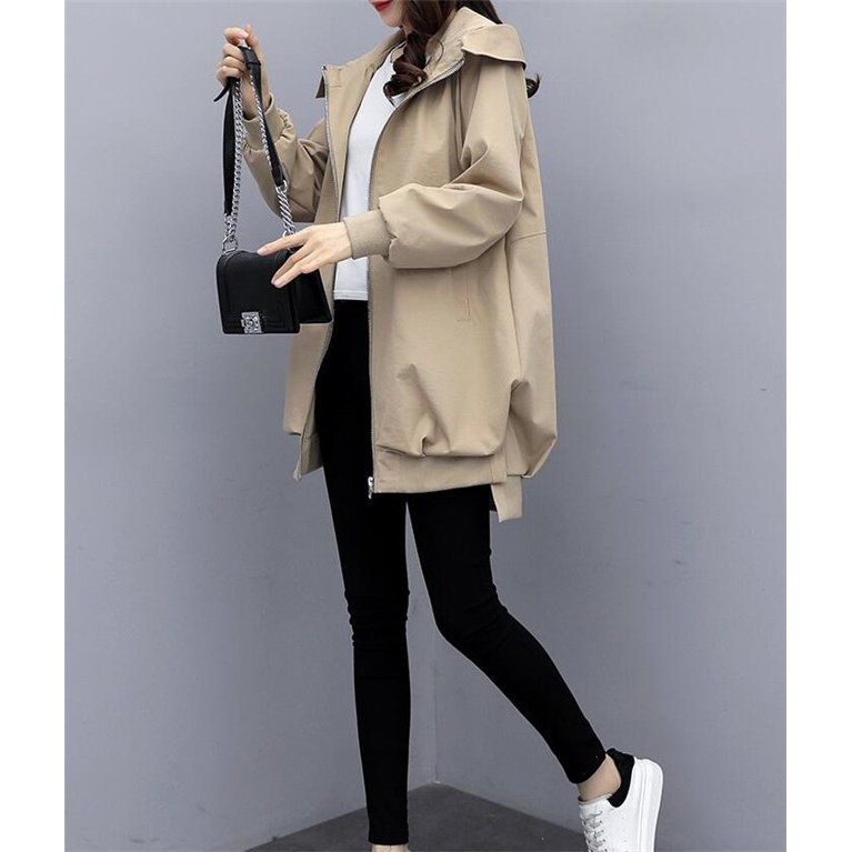 Hot!!!トレンチコート レディース スプリングコート 落ち感 フード付き ロングコート 春 コート カジュア Hot!!!トレンチコート レディース スプリングコート 落ち感 フード付き ロングコート 春 コート カジュア