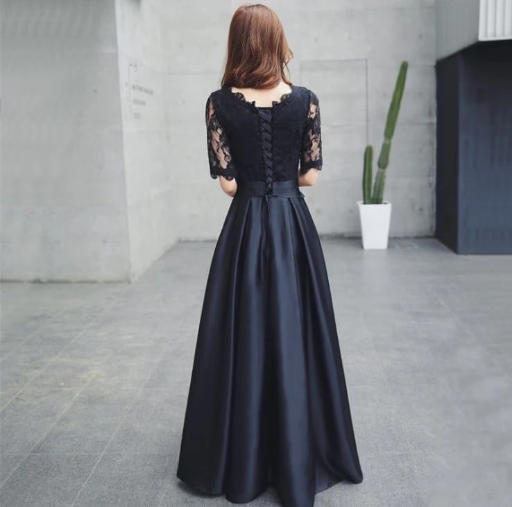 ロングドレス 演奏会 パーティードレス ドレス レディース 結婚式 ドレス ロング丈 パーティドレス Vネック マキシ丈 発表会 お呼ばれ 二次会 上品 フレア