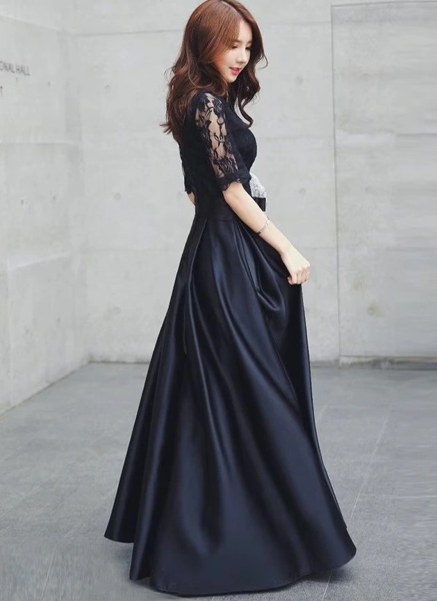 ロングドレス 演奏会 パーティードレス ドレス レディース 結婚式 ドレス ロング丈 パーティドレス Vネック マキシ丈 発表会 お呼ばれ 二次会 上品 フレア